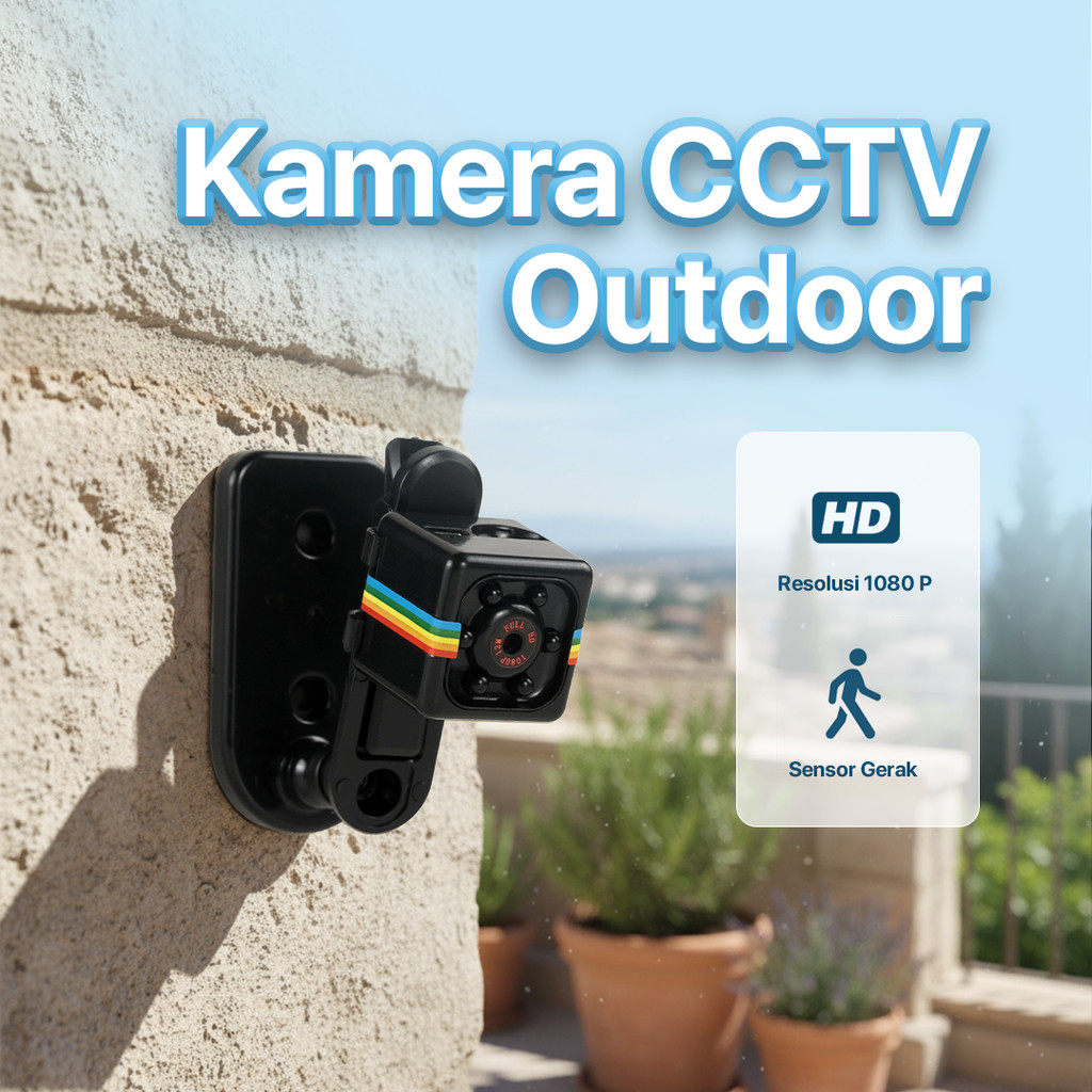 COD Kamera Pengawas CCTV Mini USB Sensor Gerak Dengan Audio Suara Resolusi Jernih Full HD 1080P 30 F