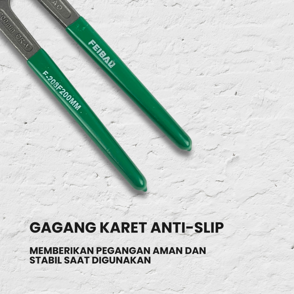 FEIBAO Tang Kakatua 8Inch 9 Inch Tang Gegep Kualitas Baik Premium Cabut Paku Material Kokoh Tebal