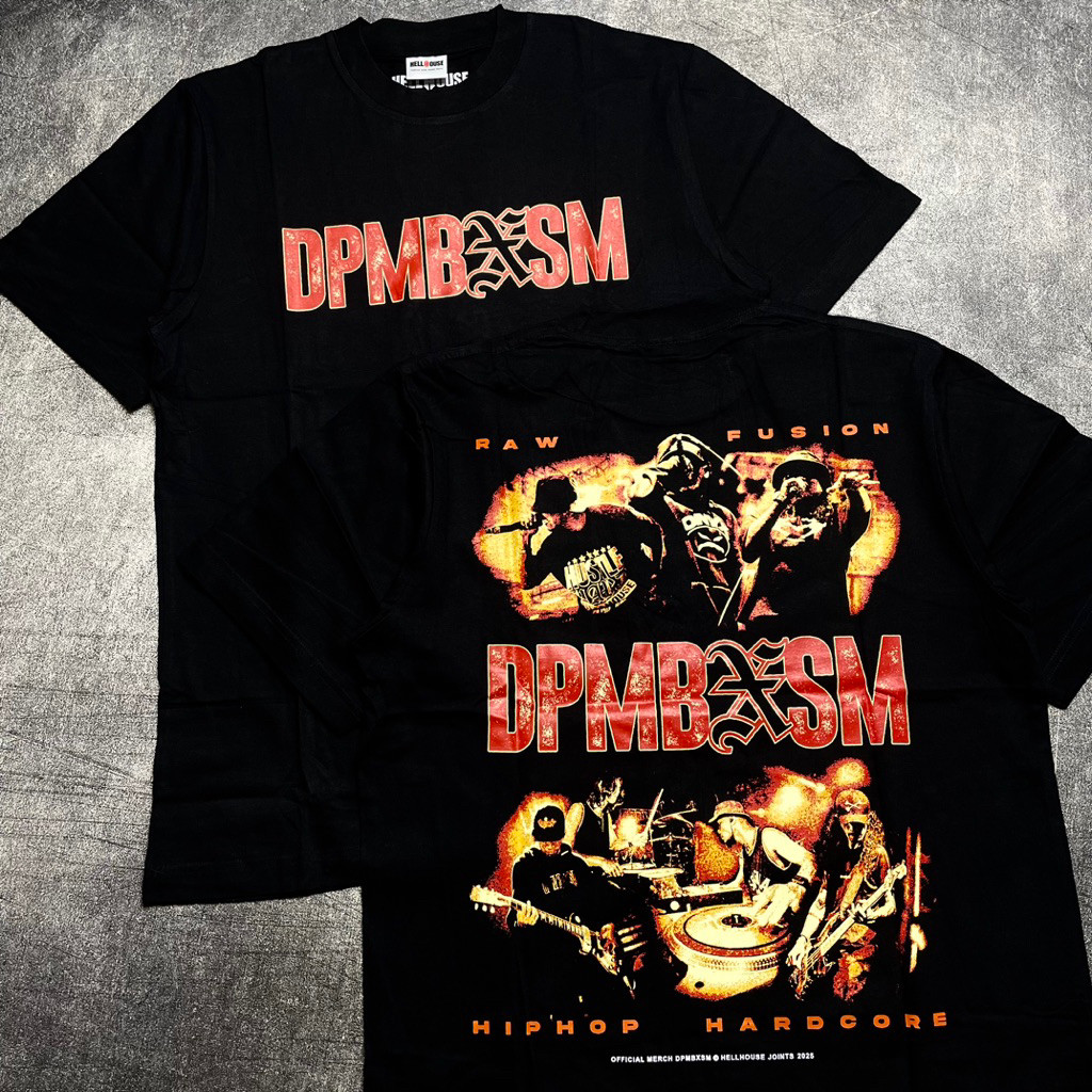 Tshirt DPMB X SERIGALA MALAM - FUSIONX Official Merchandise Baju Kaos Unisex