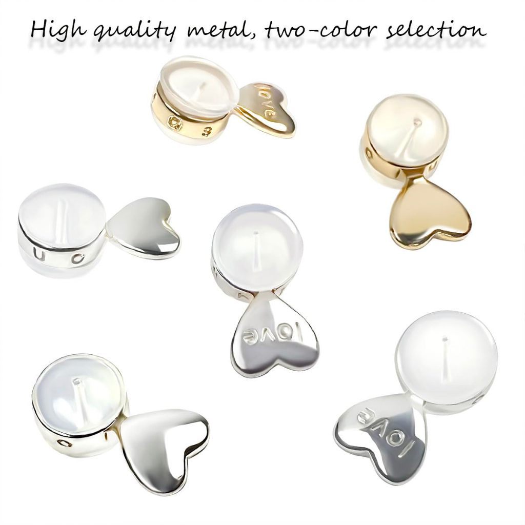 10 Bauh Premium Pantat Anting Silikon Stopper Penutup/Penahan/Bantalan Anting Tusuk