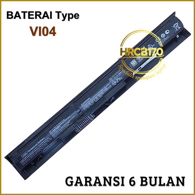 Baterai For HP Pavilion 14-V202TX 14-v205TX 14-V206TX 14-V039TX VI04 -HRCB