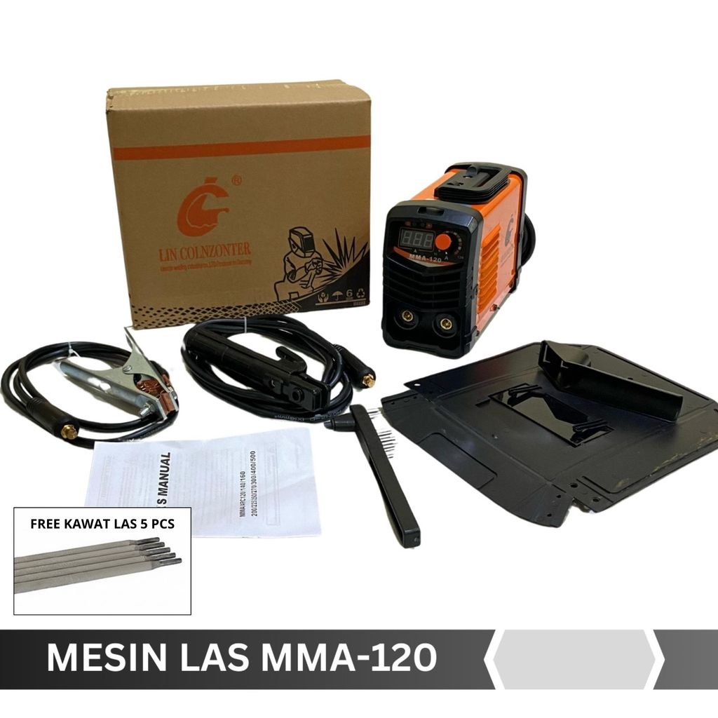 MESIN LAS MMA-120 ALAT LAS BESI MINI 450W TRAVO LAS