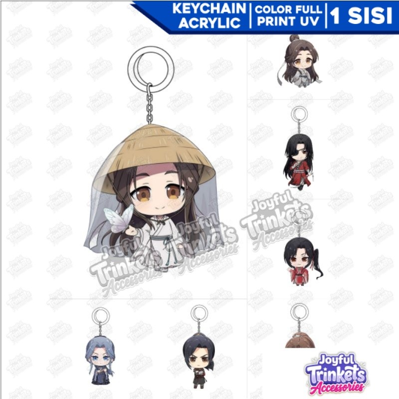 Tian Guan Ci Fu Keyring / Gantungan Kunci Akrilik Donghua Tian Guan Ci Fu - Joyful Trinkets Accessor