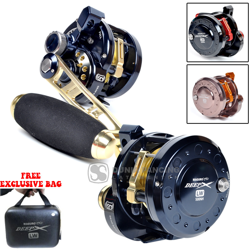 Reel MAGURO DEEP X LW | 400NH | 400NHL | 500NH | 500NHL | Trolling | Bait Jigging