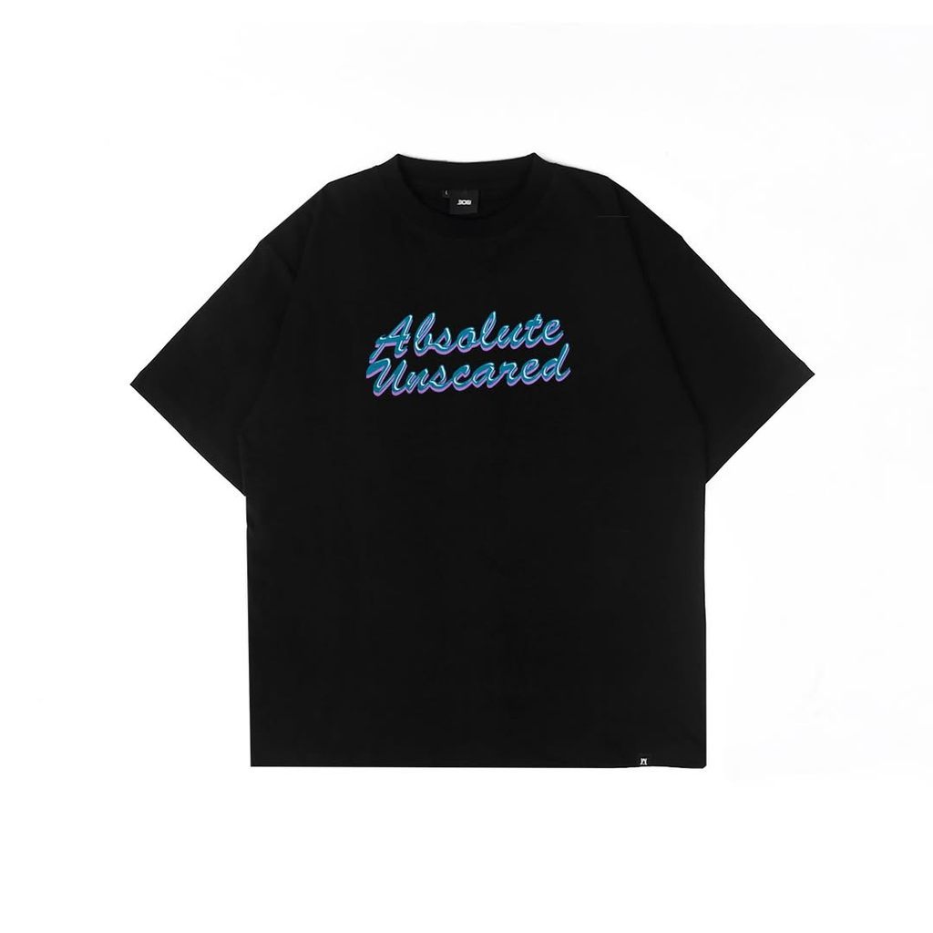 HOT 308 ABSLTUNSCRD - T-SHIRT OVERSIZE ABSOLUTE UNSCARED TAKE LEISURE - BLACK