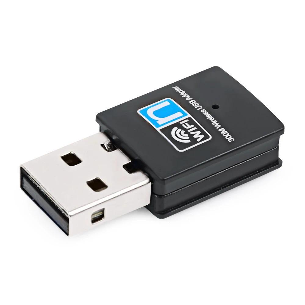 Wireless Mini USB Wifi Adapter 80211N 300Mbps USB20 Receiver Dongle Network Card For Desktop Laptop 