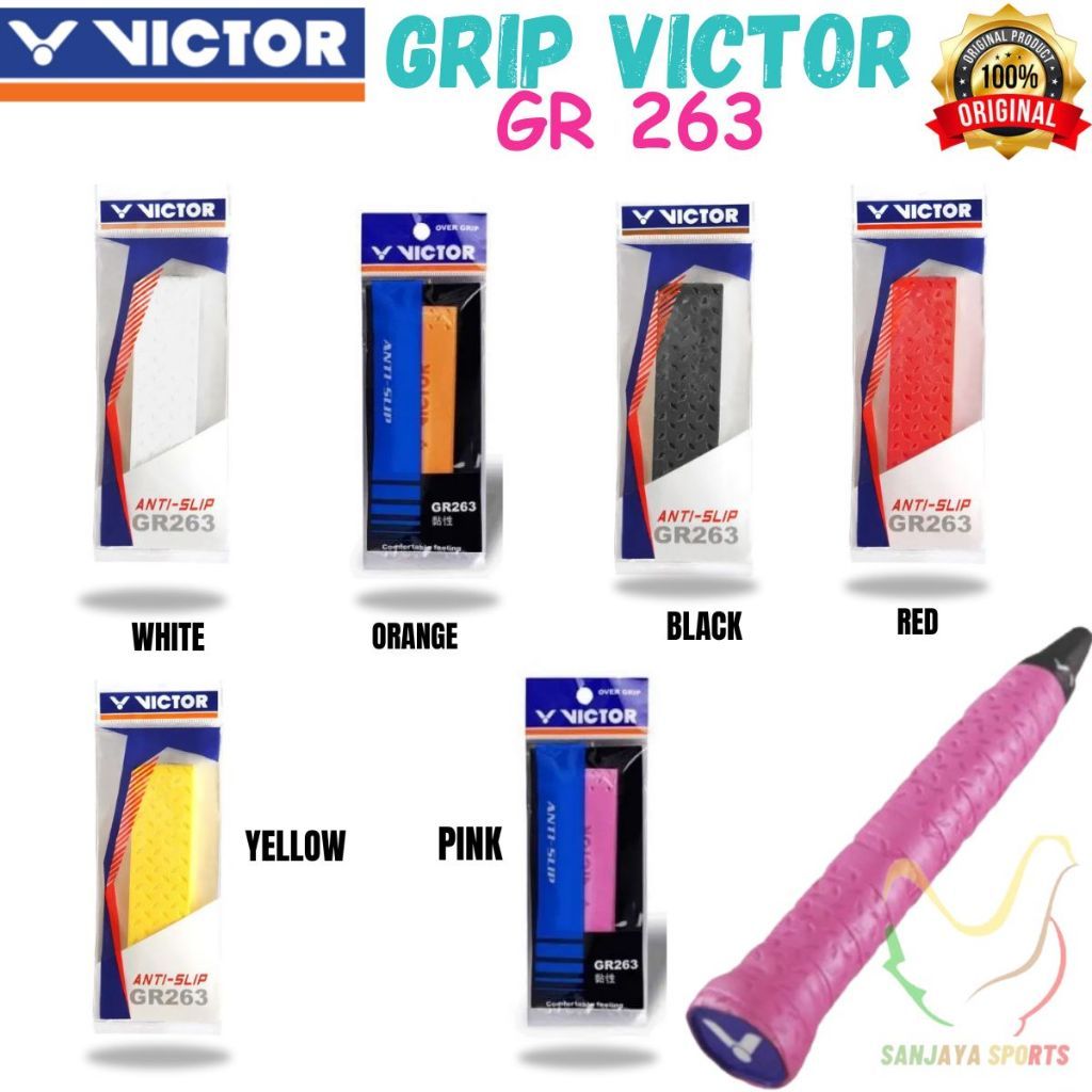 Overgrip Badminton Bulutangkis Grip VICTOR GR 263 Original