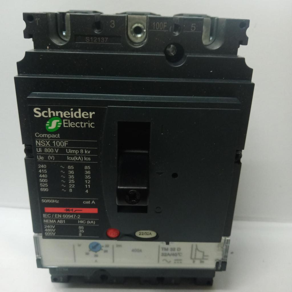 MCCB SCHNEIDER NSX100F 22/32A 3P