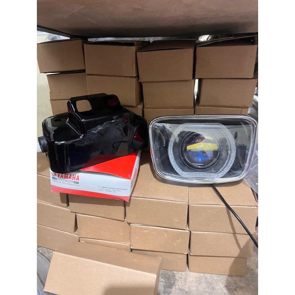 LAMPU BILED RX KING NEW BATOK ORI RING ORI BILED AES EXPERIEN V2 SHROUND RGB AKRILIK 3in