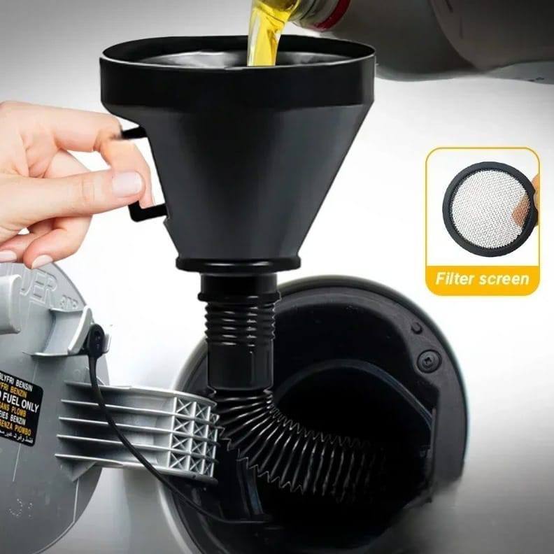 RC Corong Oli Bensin Minyak Motor Mobil Wide Flexible Funnel 16.5cm - A38