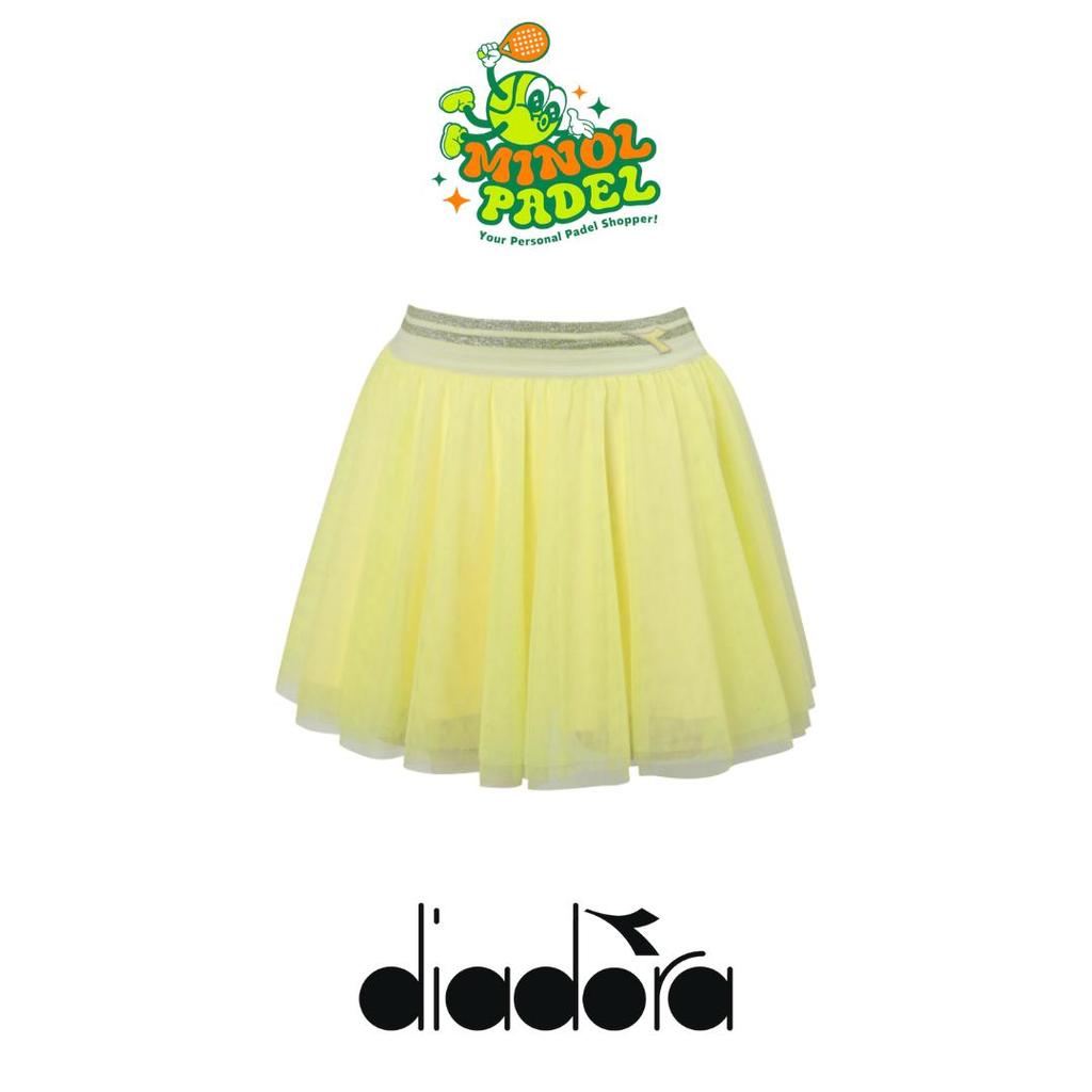 Diadora Tutu Skirt Yellow Padel Tennis