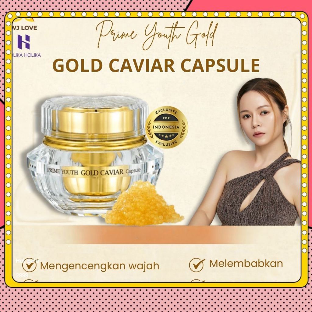 [Holika Holika] Prime Youth Gold Caviar Capsule ( Kaviar Emas )