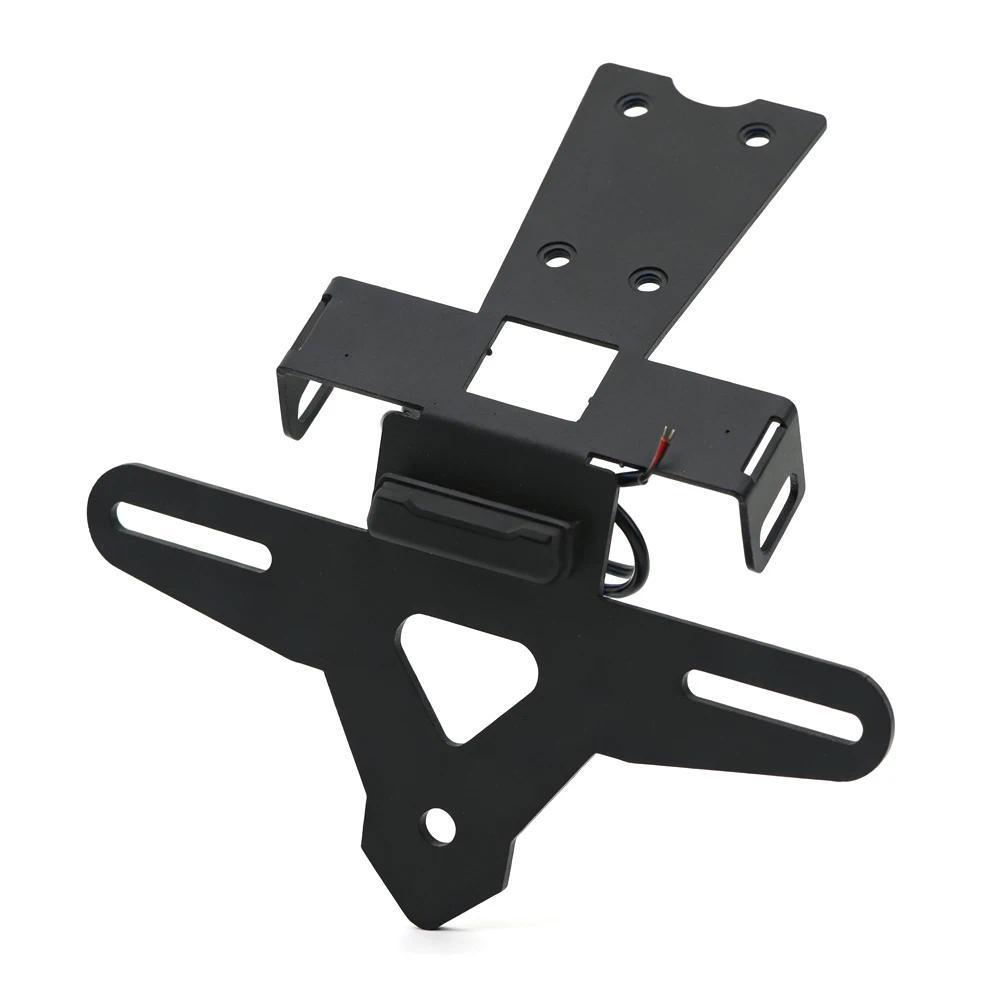 Motorcycle LED License Plate Light Bracket Frame Tail Tidy Fender Eliminator Holder For Honda CB750 