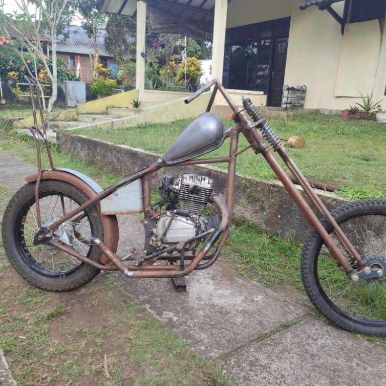 rangka set Chopper rigid pnp Scorpio Tiger mega pro gl pro