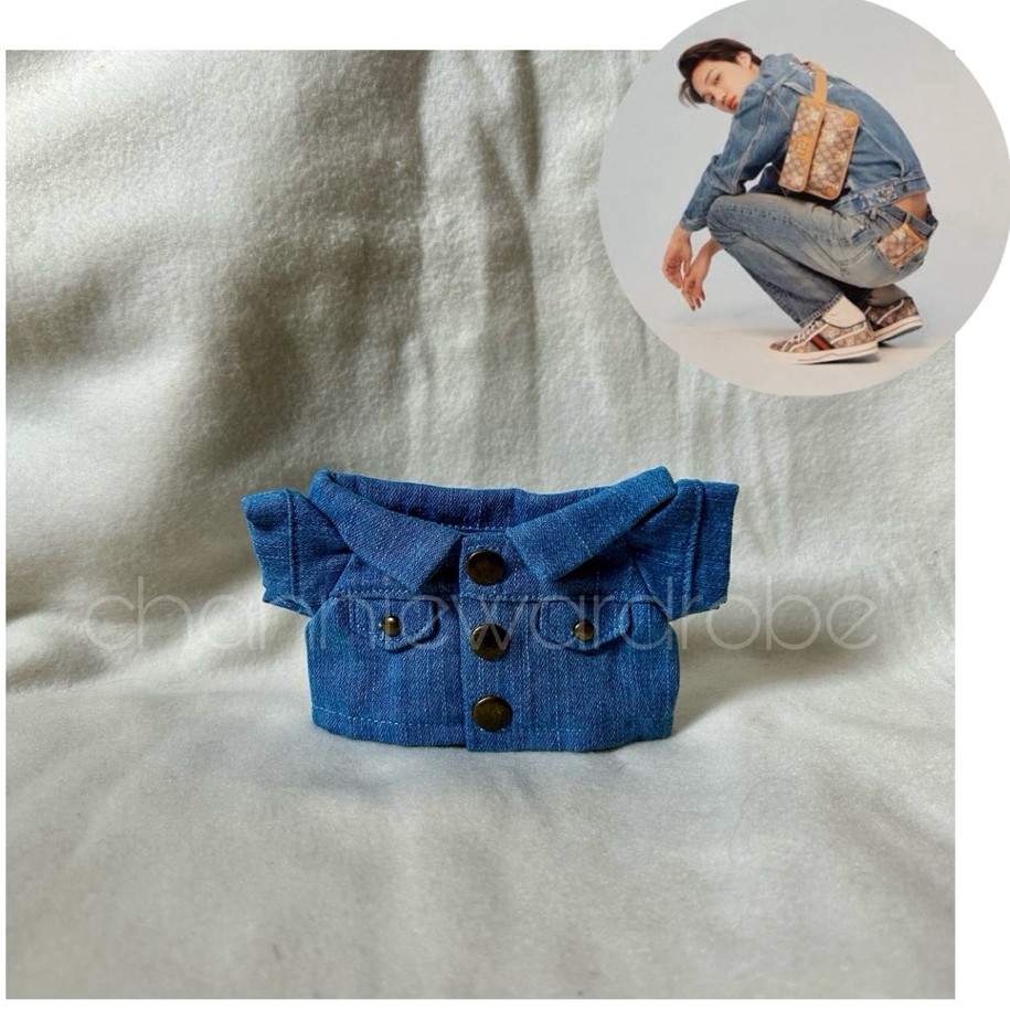 EXO Doll Clothes 20cm 15cm Kai x G*cci Denim Jacket