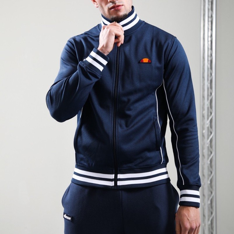 Ellesse Milan Tracktop Jacket In Navy