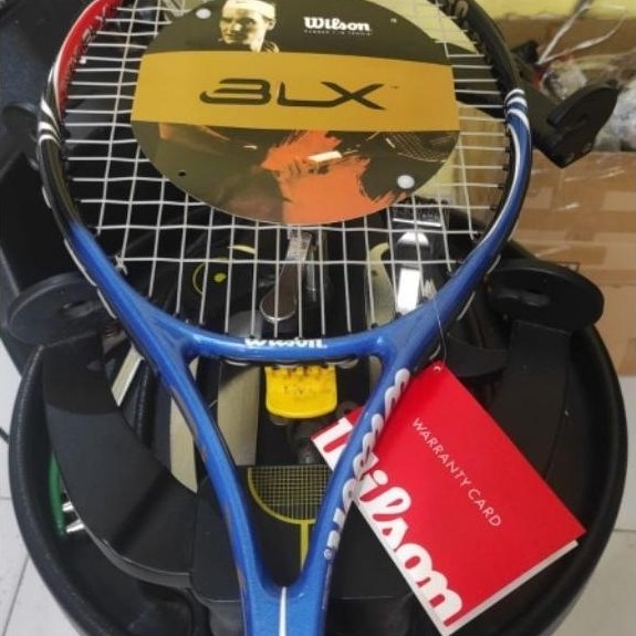 BESTPROMO RAKET TENNIS / TENIS WILSON PRO STAFF RAFAEL RF97 AUTOGRAPH + TAS