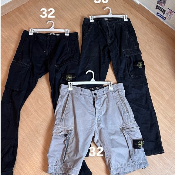 CARGO PANTS STONE ISLAND CELANA