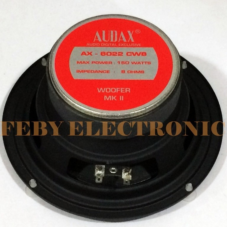SPEAKER Audax 6 inch AX-6022 150 watt 8 ohm ORIGINAL magnet besar