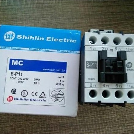 KONTAKTOR SHIHLIN SP-11 3P 20A / CONTACTOR SHIHLIN SP11 3 PHASE 20 A