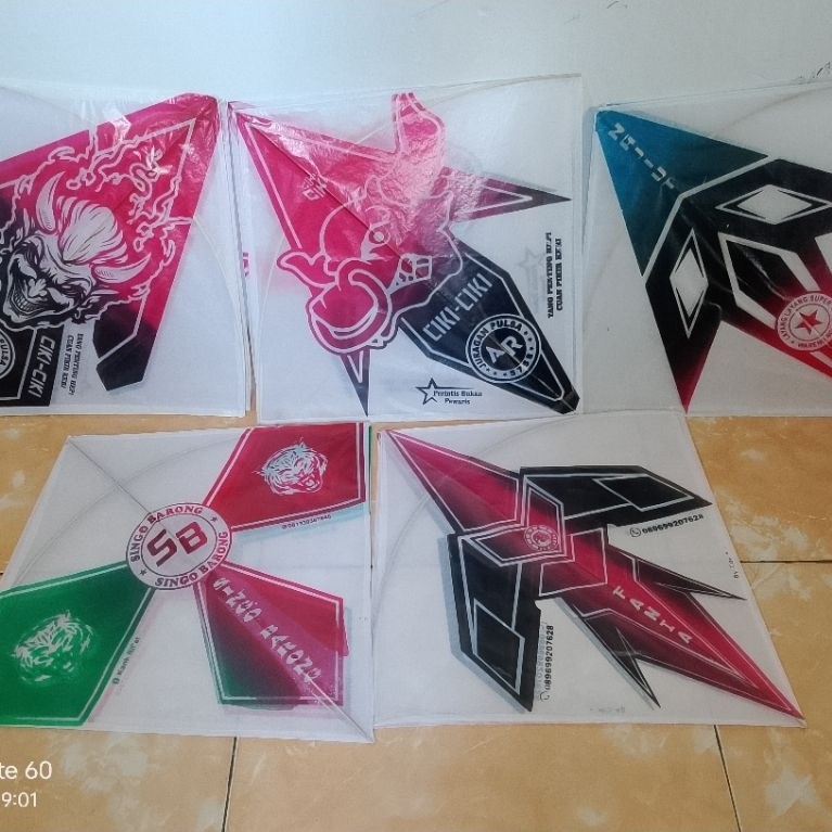 GROSIR ISI 50PCS LAYANGAN SUKHOI STANDAR, LAYANGAN KERTAS MINYAK DENGAN MOTIF SABLON LAYANGAN ADUAN 