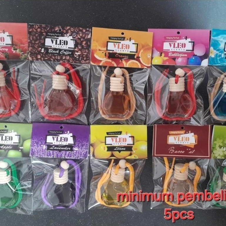 NEW ARRIVAL Parfum Mobil Gantung Vleo Scents 10ml/ Pengharum Ruangan,kamar mandi/Kualitas Premium - 