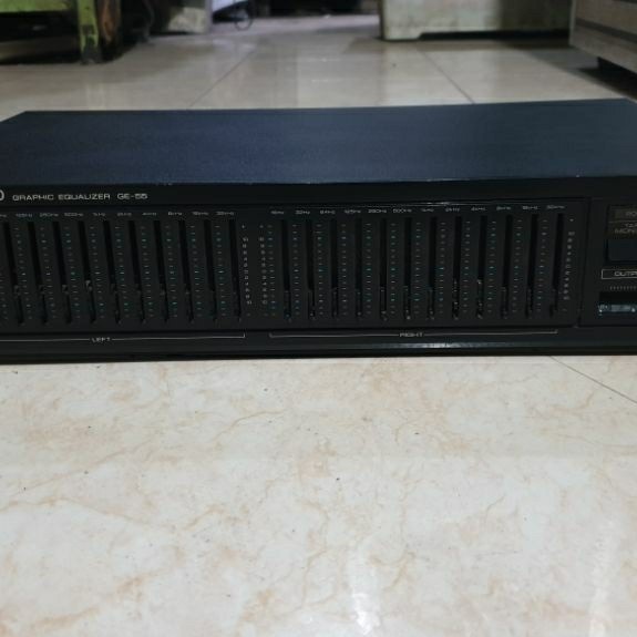 equalizer 2x10band 20channel KENWOOD GE-55 second bekas normal siap pakai sudah di tes