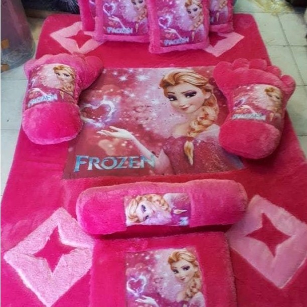 karpet set karakter TEBAL 10CM/ karpet set rasfur / karpet bulu
