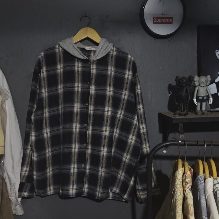 Flanel Veterano Hoodie Comme Ca
