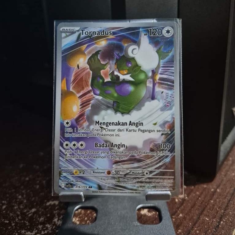 Tornadus AR Pokemon Hitam Dan Putih TCG Indonesia