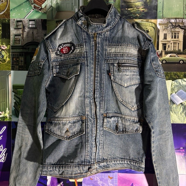 Jack Daniels x Xstick Denim Jacket Preloved