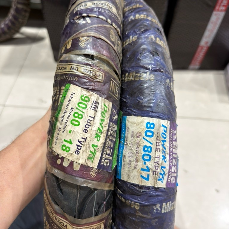 [OBRAL] BAN LUAR MIZZLE TUBELESS DAN TUBETYPE RING 14 17 18 BAN LUAR MIZZLE BAN BARU STOK LAMA