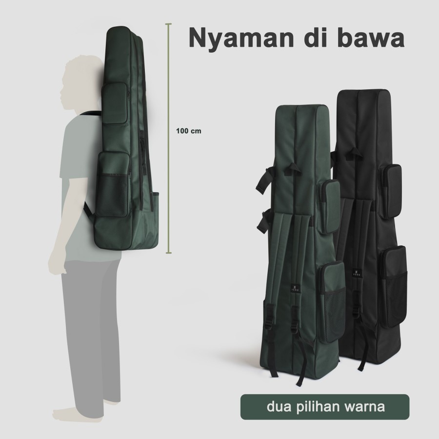 TAS PANCING BAHAN TEBAL DAN PREMIUM BAHAN KANVAS TERPAL JEEP 120cm