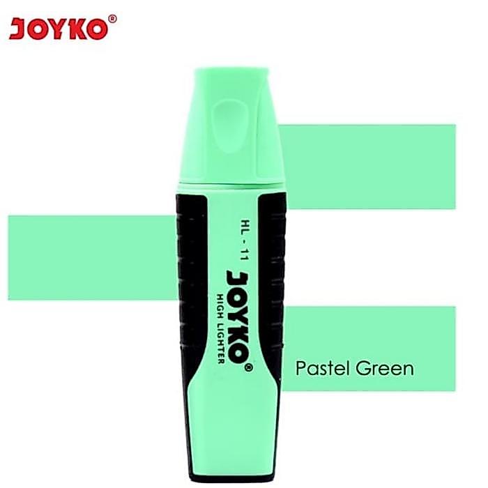 Highlighter JOYKO PASTEL Hijau HL11/Penanda/Highliter Pastel Green