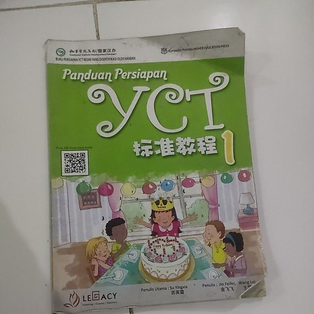 buku YCT Mandarin kelas 1 sd
