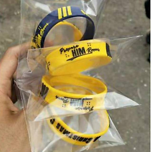 50pcs Gelang rubber karet custom