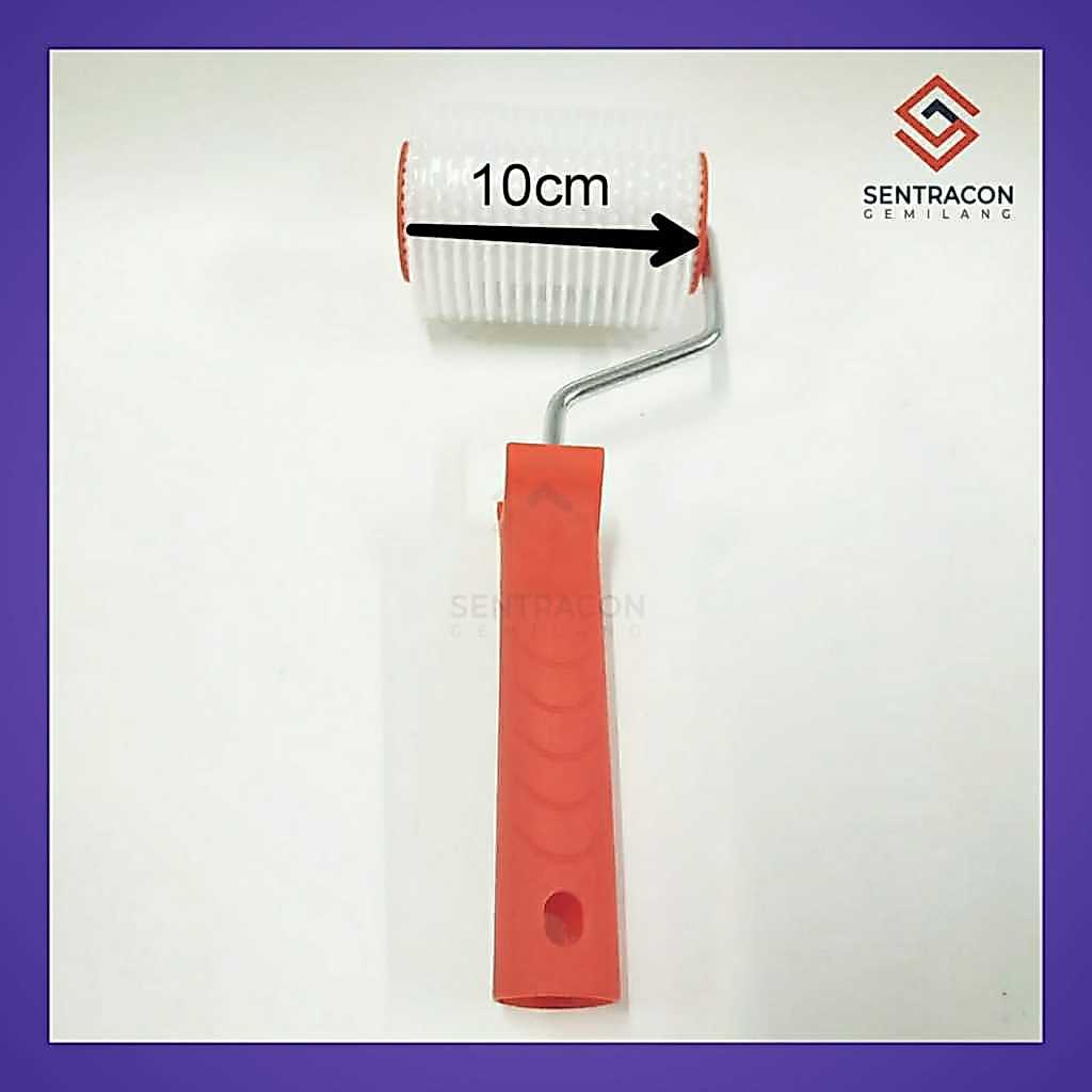 Spike Roller SR0413 - Epoksi Epoxy Floor Coating Roll Duri 4" Bergerigi