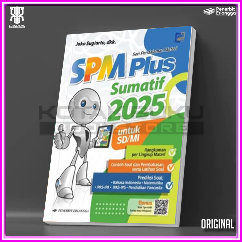 [ Erlangga ] Buku SPM Plus Sumatif 2025 SD/MI / SPM Plus 2025