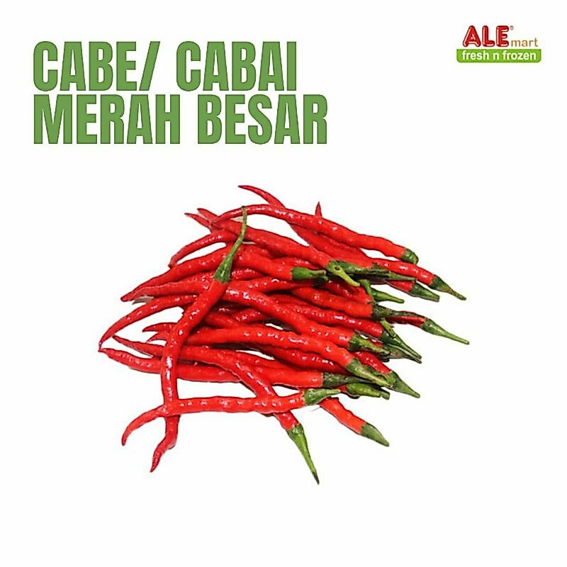 Cabe merah besar fresh 250gr, cabe merah besar, cabe merah besar segar