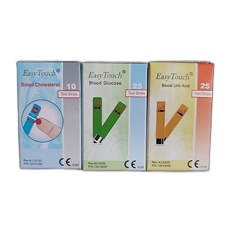 Easy Touch Strip GCU / Easy Touch Strip HB - Strip Gula Darah - Strip Kolesterol - Strip Asam Urat -