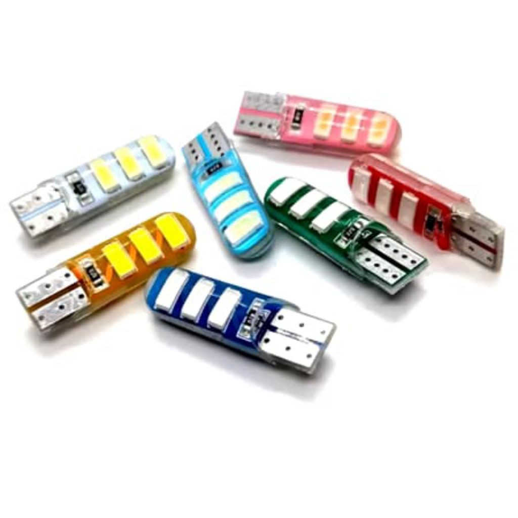 COD Leb T10 jelly 3 LED mata kedip flash kedip /kedip 3 LED motor mobil kedip flash/lampu senja flas