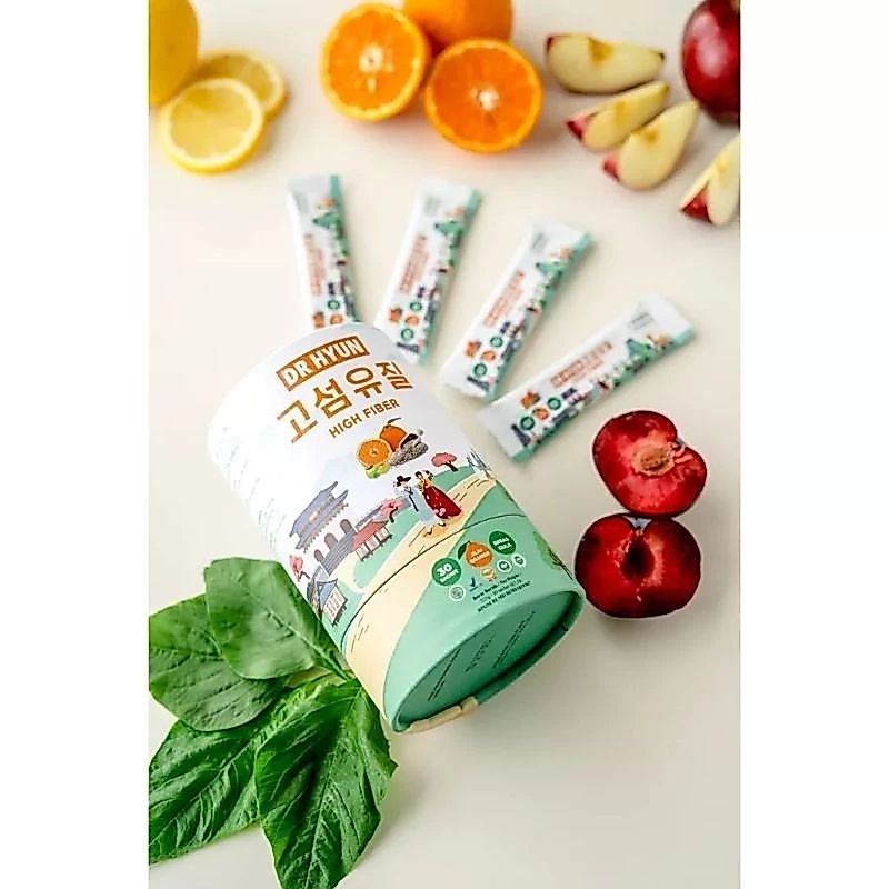 DR HYUN FIBER DRINK 1 Box isi 30 SASET DR HYUN FIBER DRINK DETOkS BPOM HALAL