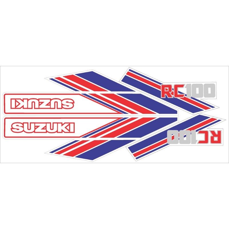 striping stiker rc 100 Suzuki RS100 spirit