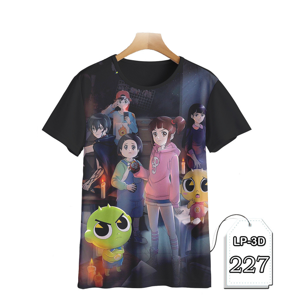 Baju Shinbi House Printing 3D Baju Kartun TV Animasi Anak #LP3D-227 S-2XL