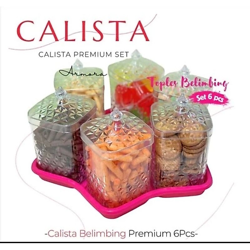toples set belimbing calista 6pcs toples set isi 6