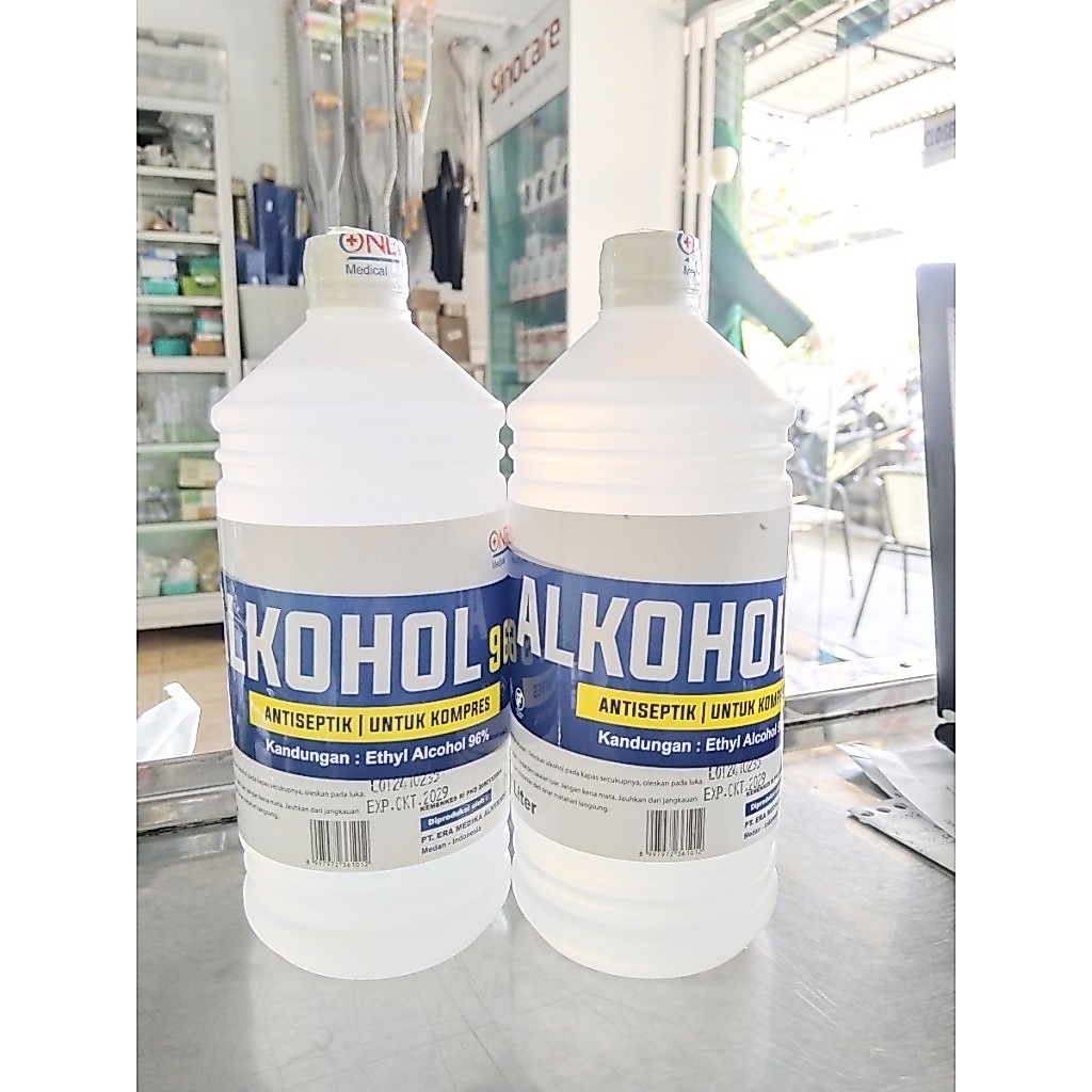 Onehealth Alkohol 96% 1 Liter / Alkohol 96% / Alkohol 1 Liter