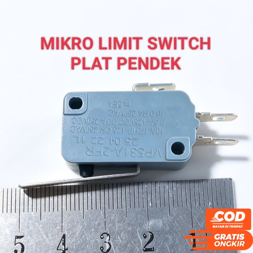 MIKROSWIT MICRO LIMIT SWITCH DECO PLAT PENDEK
