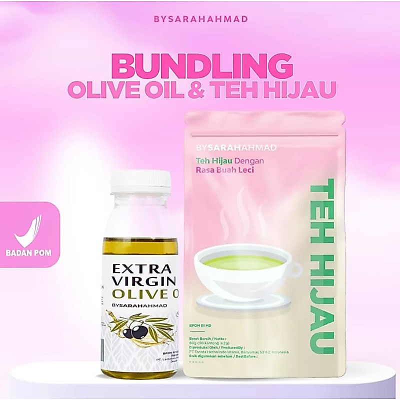 OLIVE OIL & TEH HIJAU BY SARAH AHMAD TEH HIJAU RASA LECI BYSARAHAHMAD TEH HIJAU SARAH AHMAD OLIVE OI