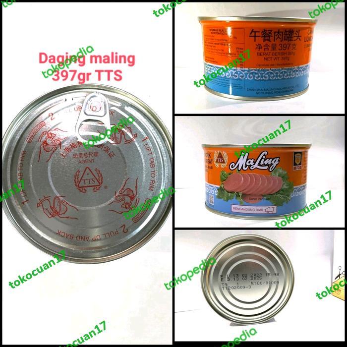 daging maling kaleng 397gr tts/daging maling premium 397 gram - pakai bubble
