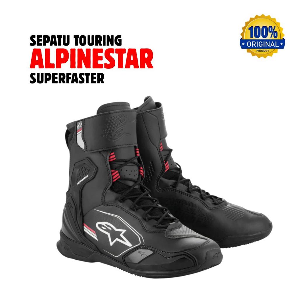 SEPATU TOURING ALPINESTAR SUPERFASTER | SEPATU TOURING ALPINESTAR | 100% ORIGINAL PRODUCT